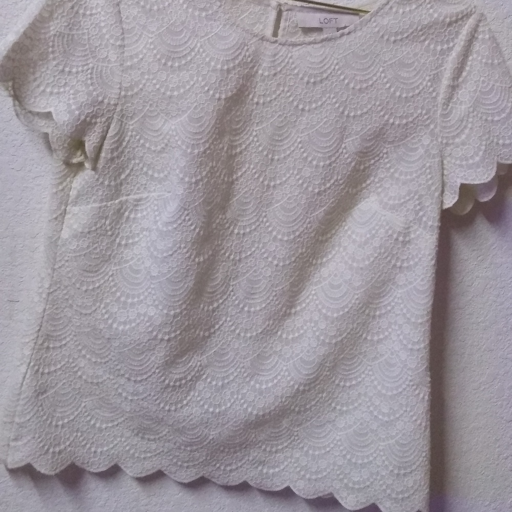 Loft Lacey blouse